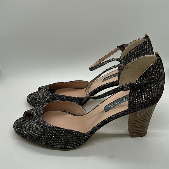 SJP Sexy Shimmery Cheetah Print High Heel Shoes **Size 38.5/US Size 8.5**🐆🐆 - Picture 5 of 8